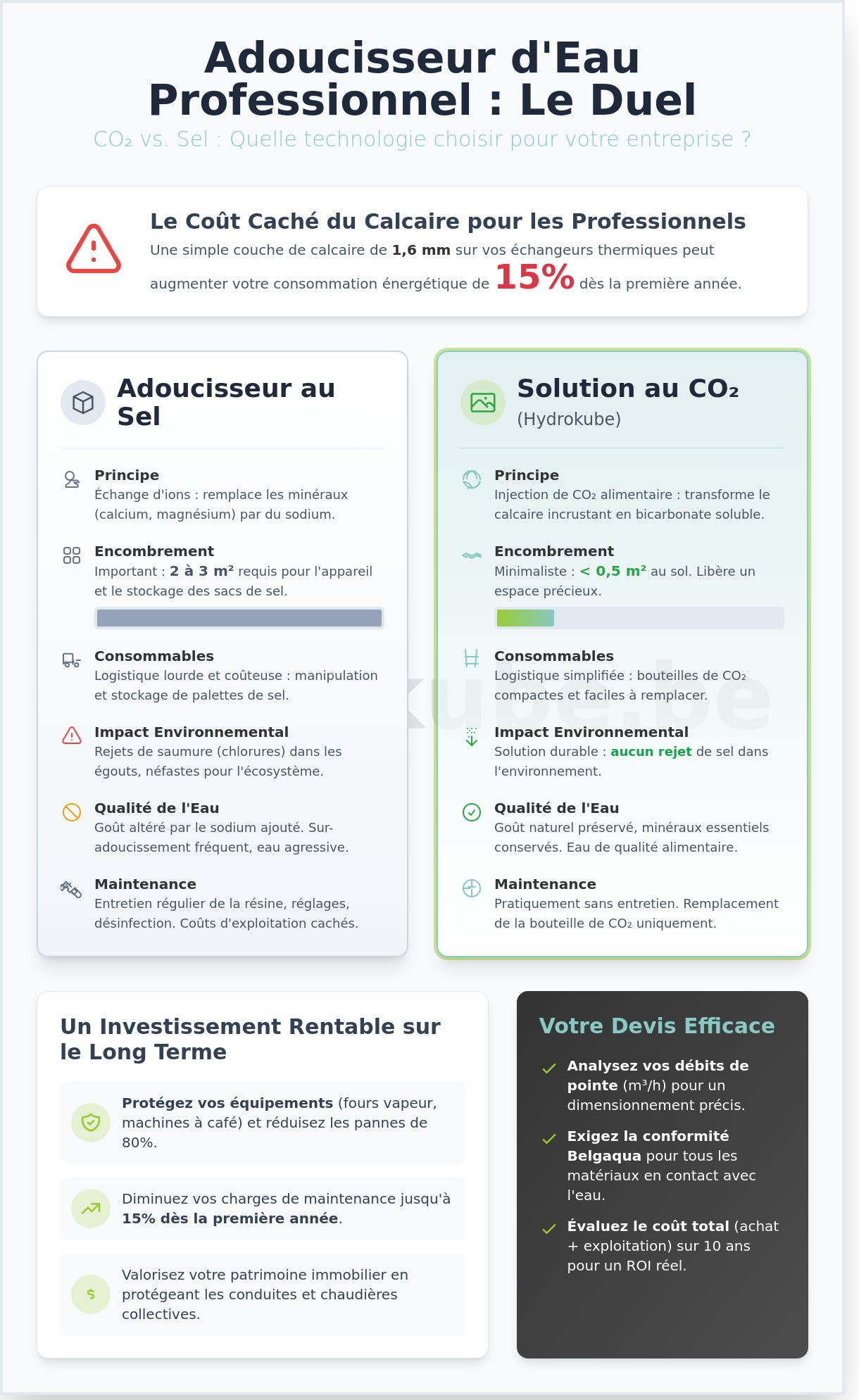 Devis adoucisseur d'eau professionnel : Guide complet et comparatif 2026